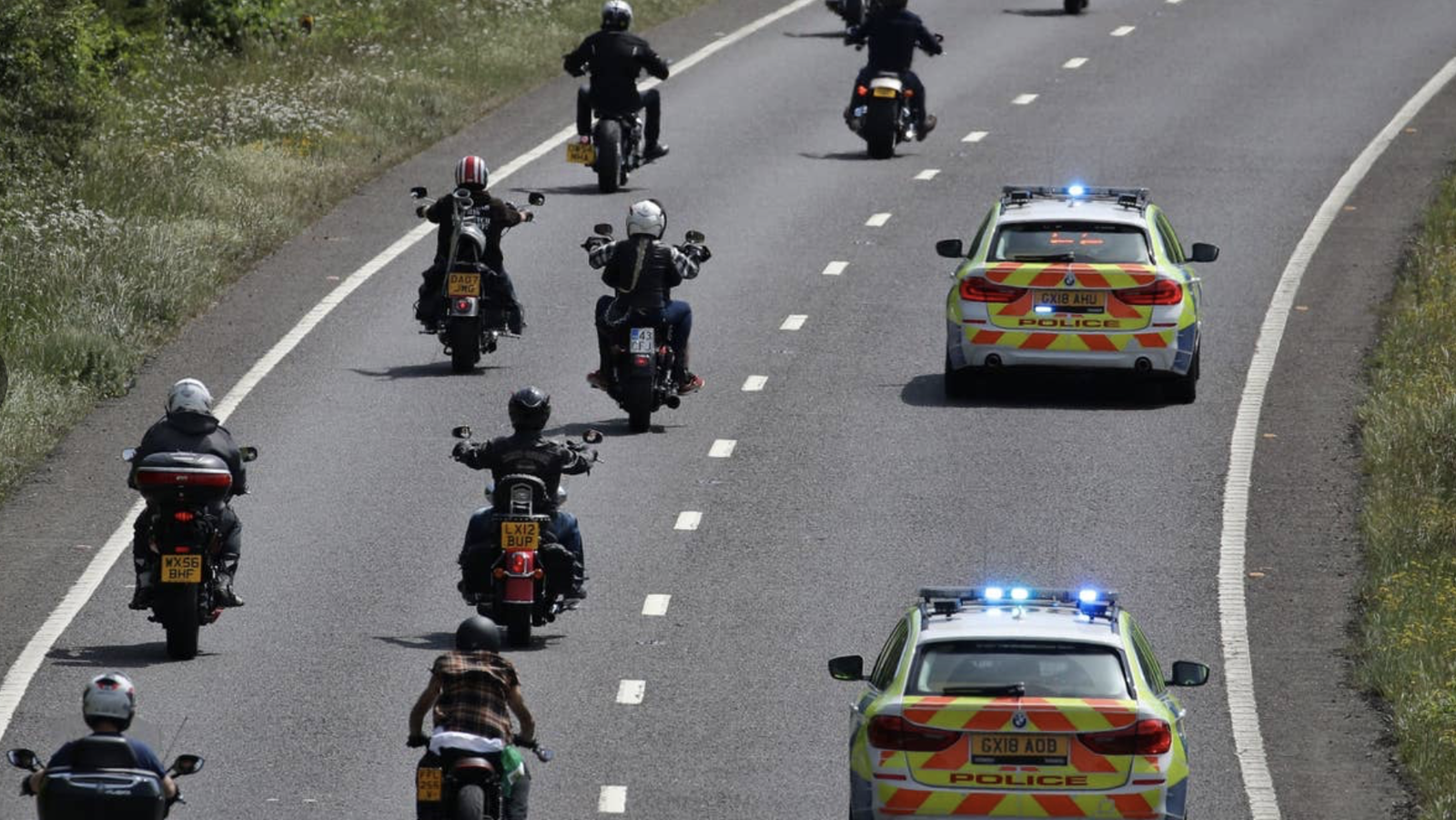 Hells Angels Euro Run [credit: PA]